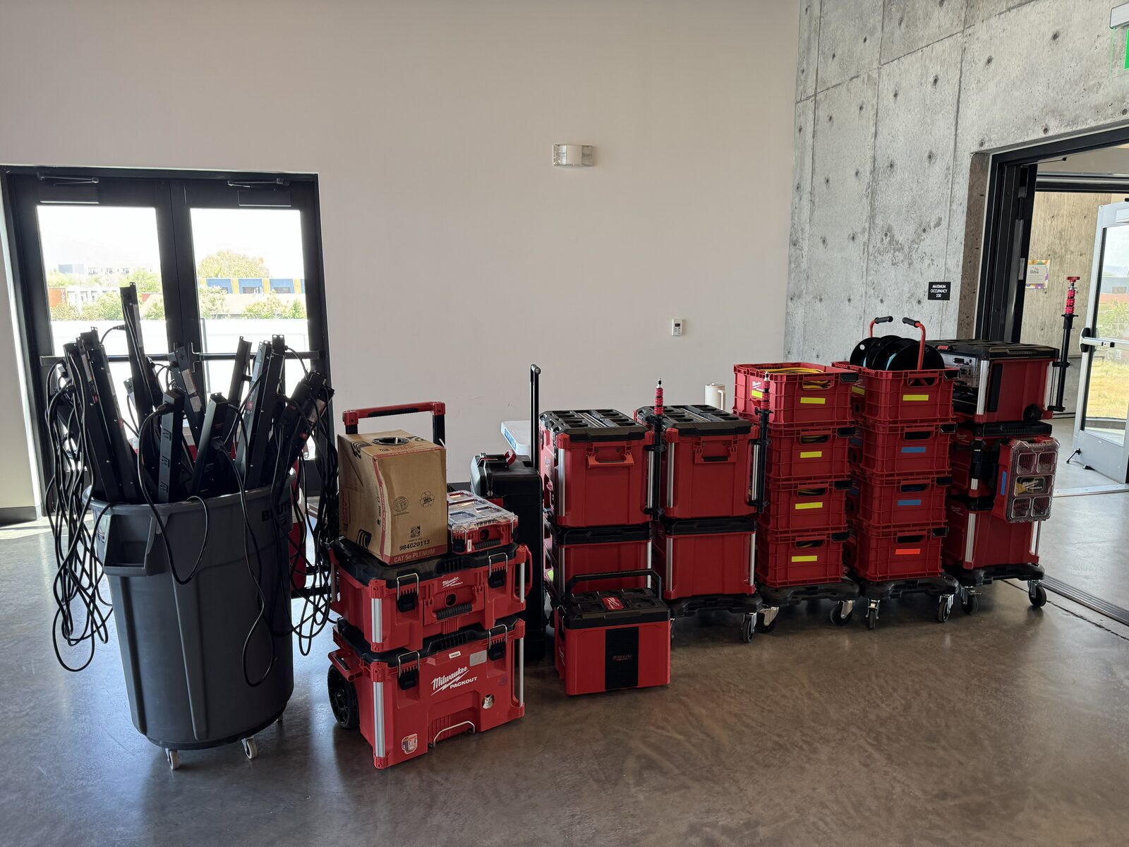 Packed up and heading home