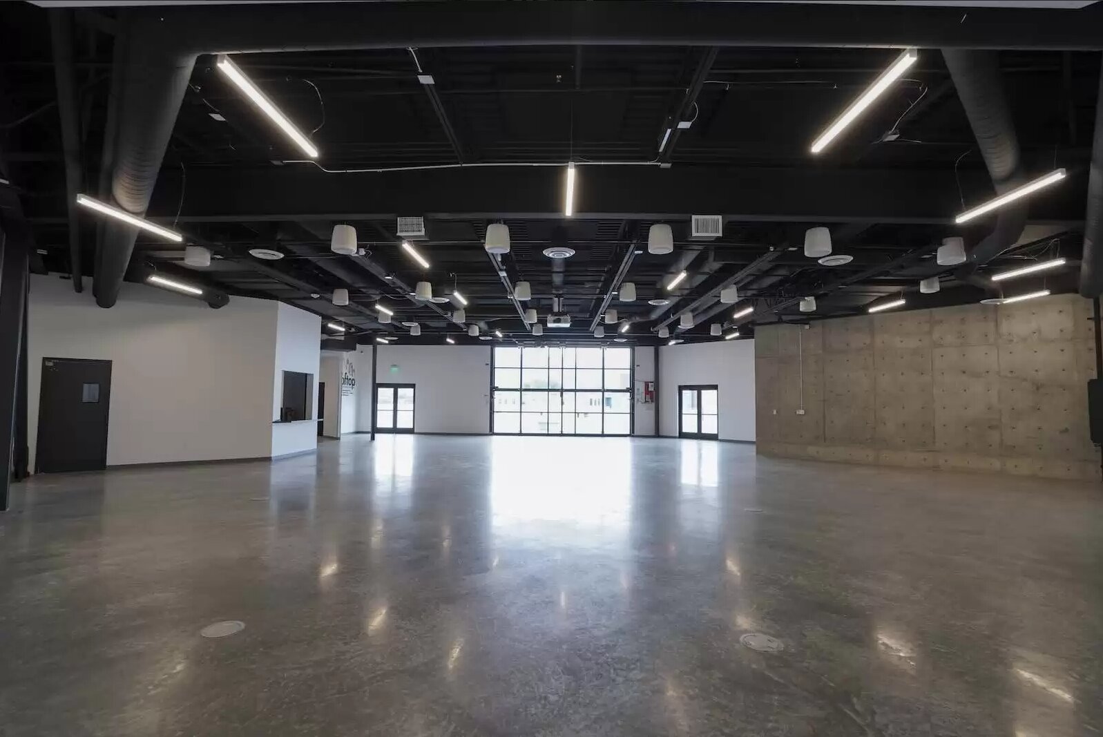 Inside the Spy Hop event space